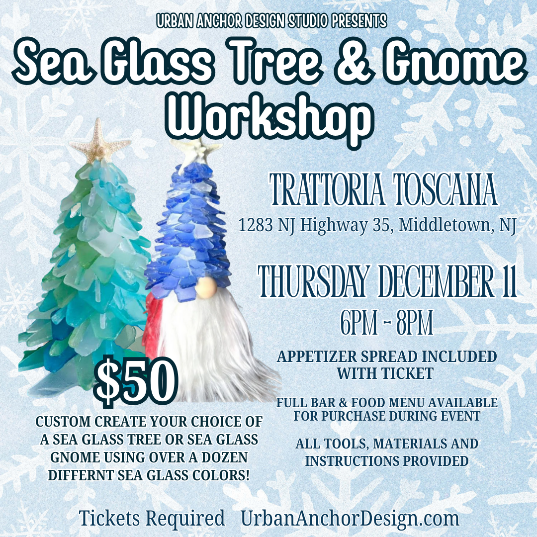 Sea Glass Tree & Gnome Workshop - December 11, 2025