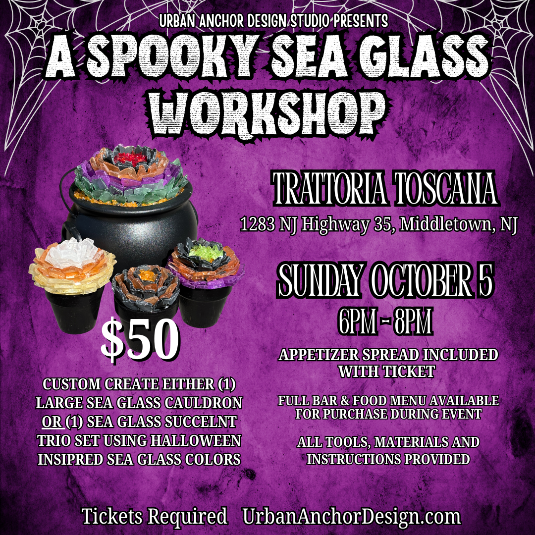 Spooky Sea Glass Workshop - October 5, 2025