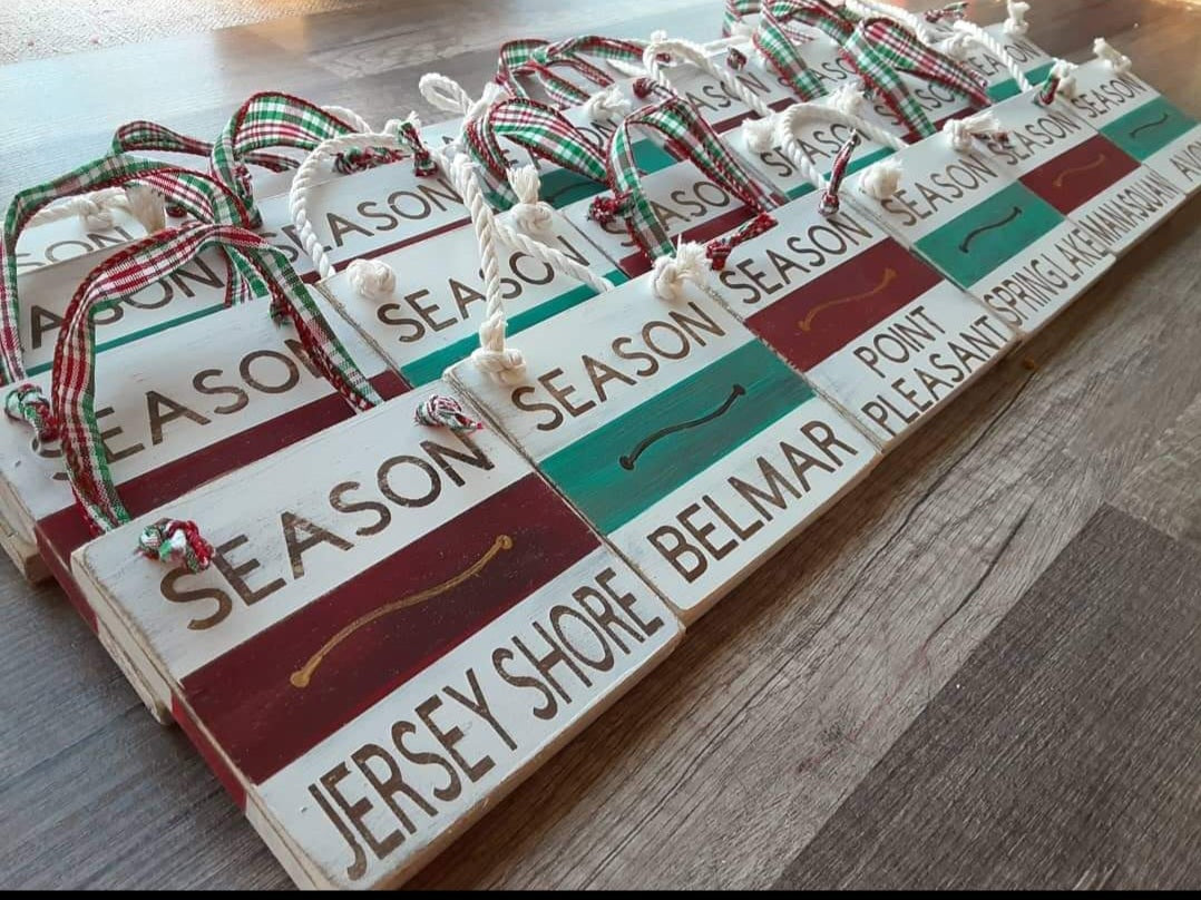 Beach Badge Ornament