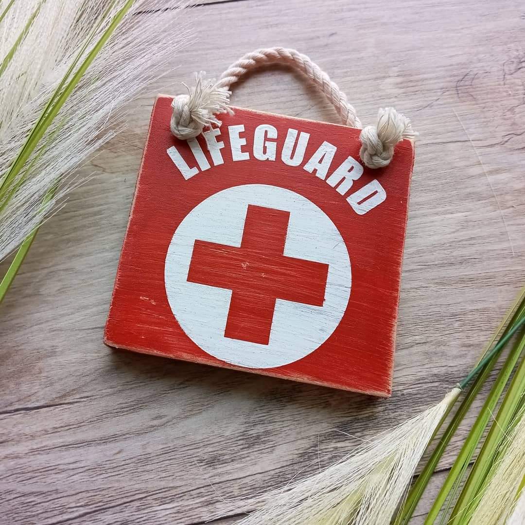 Rustic Lifeguard Ornament