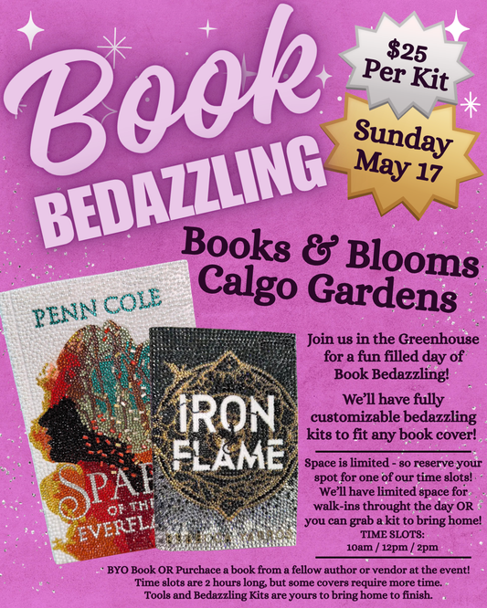 Books & Blooms at Calgo Gardens - Book Bedazzling - May 17, 2026