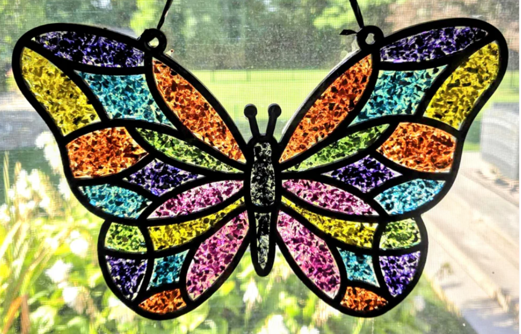 Crushed Glass Resin Sun Catcher Workshop - March 22, 2026 11am