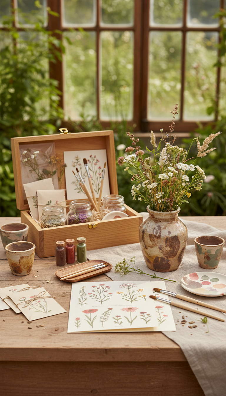 Wildflower Workshop Kit with Hand-Illustrated Guide